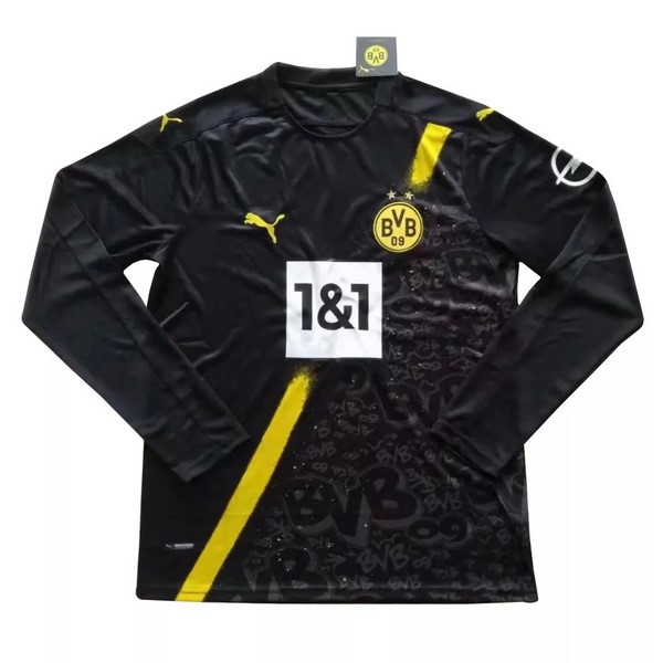 Thailand Trikot Borussia Dortmund Auswarts ML 2020-21 Schwarz